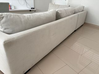 Sofá Kenay Home Beige Tela