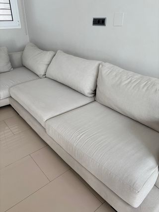 Sofá Kenay Home Beige Tela