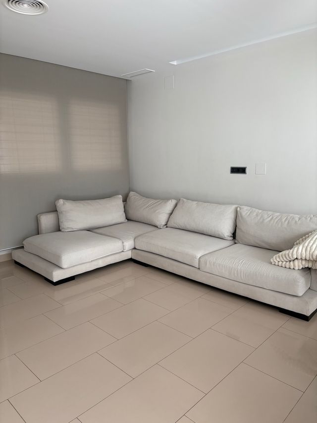 Sofá Kenay Home Beige Tela