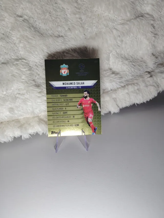 Tarjeta Mohamed Salah Gold Edge Edition