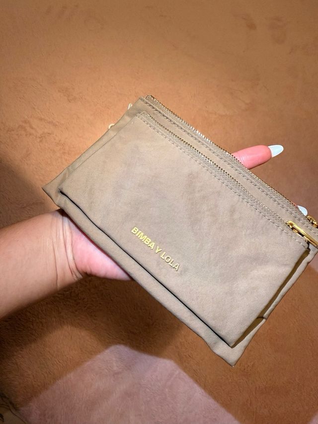 Bolso Bimba y Lola Marrón y Dorado