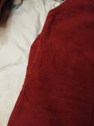 Vestido Peto Pana Rojo Talla 32 Denim Co