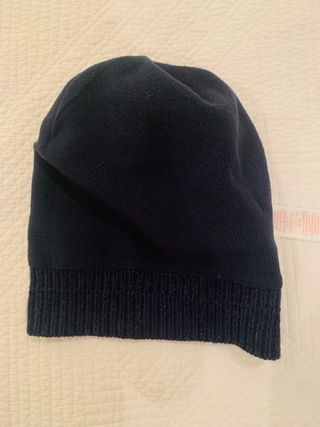 Gorro Okaidi rayas azul y naranja