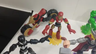 Pack 9 Figuras Marvel Flexibles