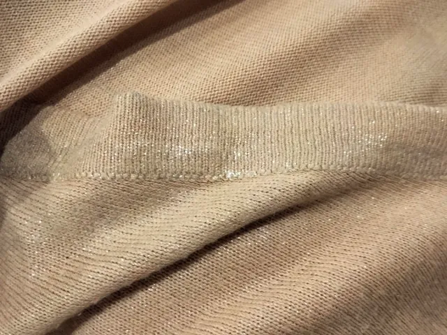 Cardigan Zara Knit Rosa empolvado Brillo  S