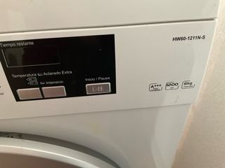 Lavadora Haier HW60-1211N-S Semi Nueva