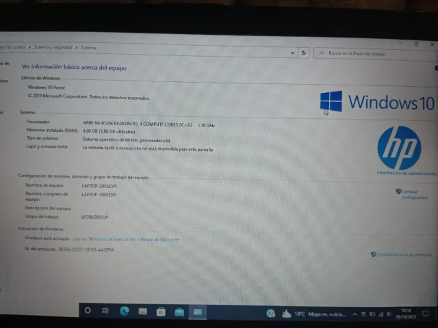 HP Stream Portátil Azul