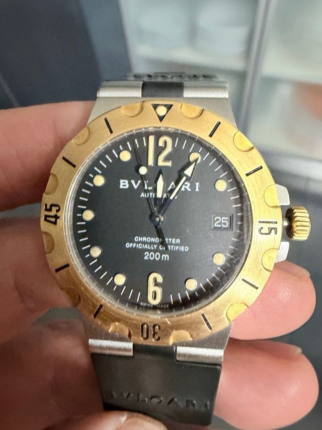 Bulgari Diagono Acero y Oro Cronómetro Certificado