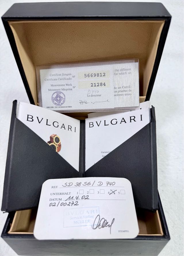 Bulgari Diagono Acero y Oro Cronómetro Certificado