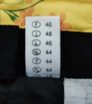 Gonna midi nera donna taglia 48