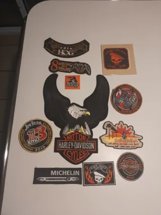 11 Parches Moteros Harley Davidson