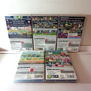5 Cajas vacías Nintendo Switch