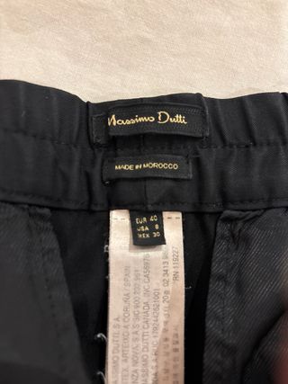 Pantalón negro Massimo Dutti