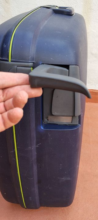 Maleta Grande Viaje Azul Marino Ultradurable