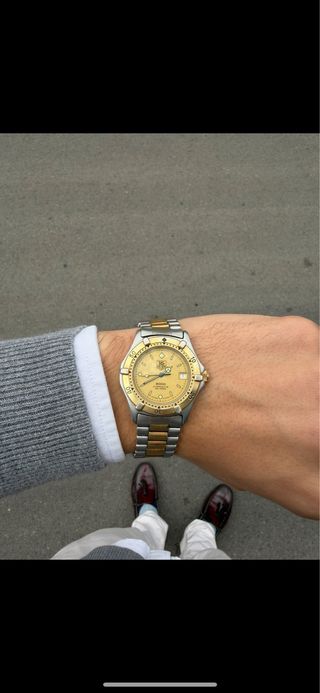 TAG Heuer Professional 2000 Oro/Plata