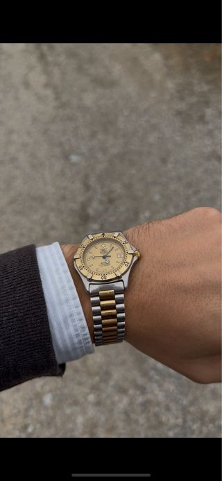 TAG Heuer Professional 2000 Oro/Plata