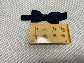 Pajarita azul marino