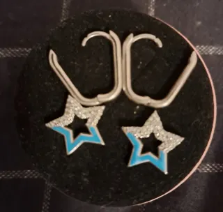 Pendientes aro de con estrella