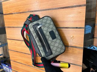 Riñonera Gucci Beige/Verde