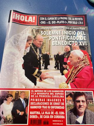 3 revistas Hola del 2005