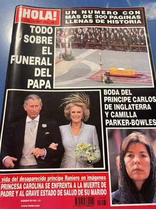 3 revistas Hola del 2005