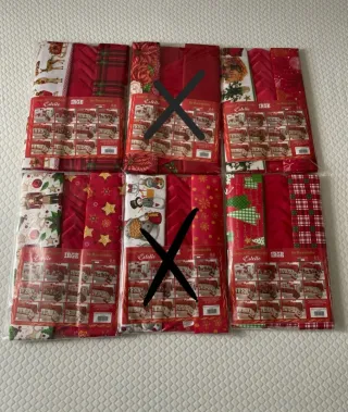 Tovaglia con tovaglioli 12 persone