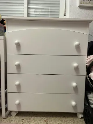 Cómoda cambiador bañera Micuna