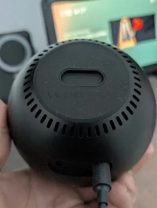 Echo Spot Redondo - Altavoz Alexa - Negro
