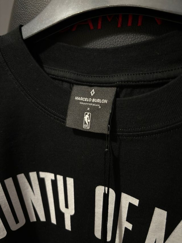 Camiseta Marcelo Burlon NBA Negra