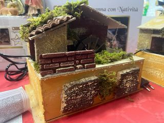Mulino per presepe funzionante