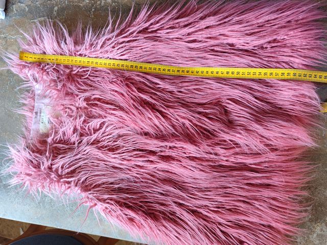 Chaleco peluche rosa degradado T 15-16 años
