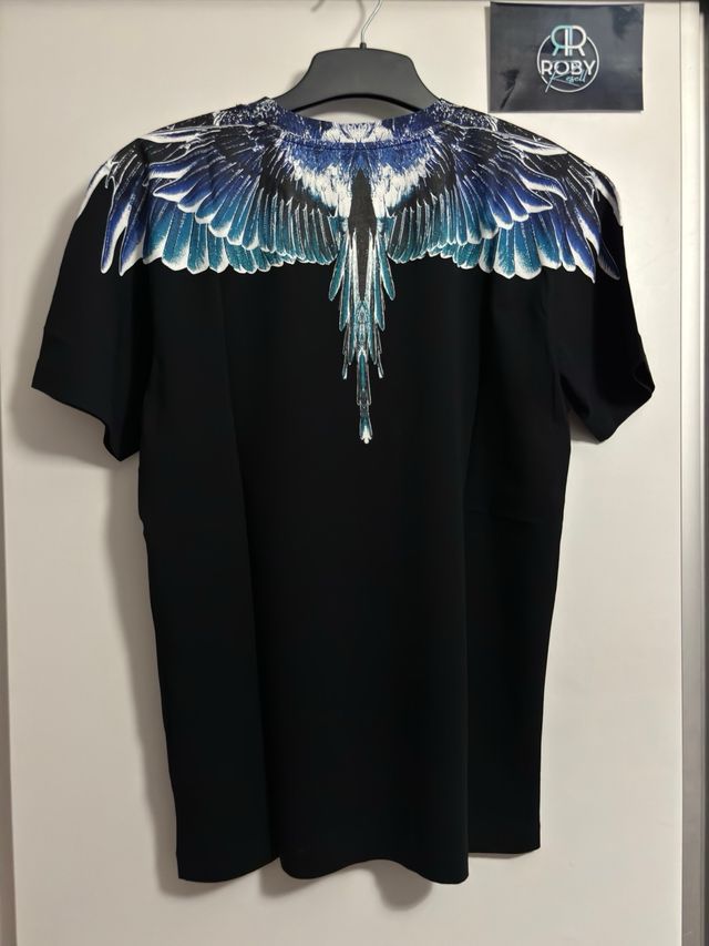 Camiseta Marcelo Burlon Alas Multicolor Negra