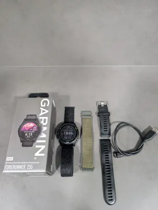 Garmin Forerunner 255 Music Negro+2 correas extras