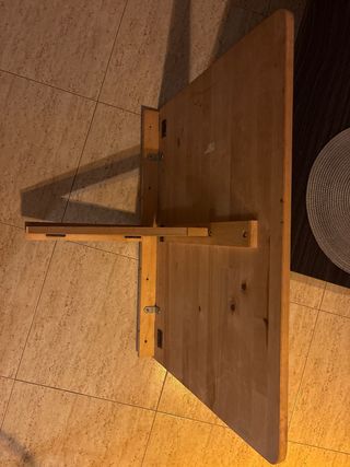 Mesa de madera plegable