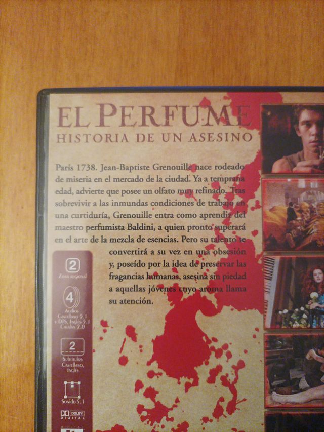 DVD El Perfume: Historia de un Asesino