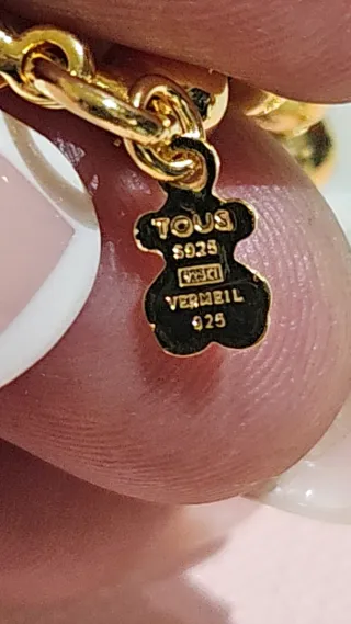 Pulsera Tous de plata/oro vermeil.