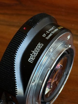 Metabones Canon EF a Sony E II Speed Booster