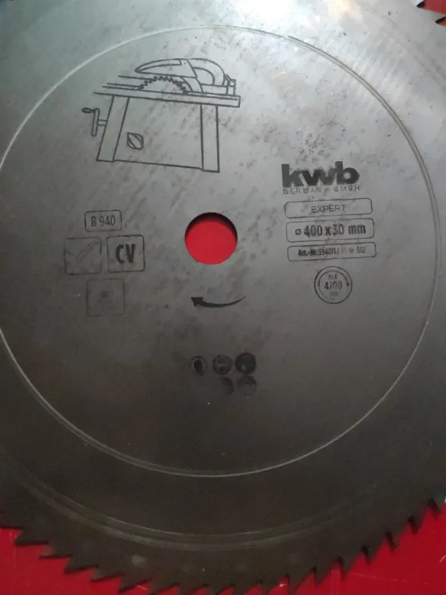 Hoja Sierra Circular KWB 400x30mm Madera