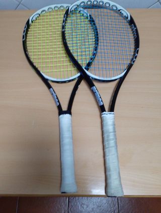 2 Raquetas de Tenis Prince O3 Hubrid, 