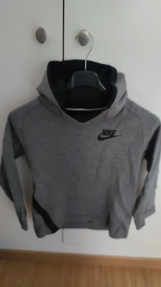 Sudadera Nike niño gris