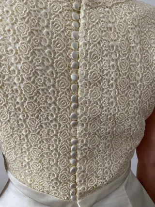 Vestido tirantes Novia y corpiño bordado