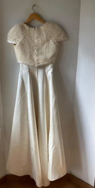 Vestido tirantes Novia y corpiño bordado