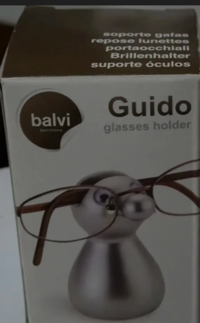 Portaocchiali vintage grigio