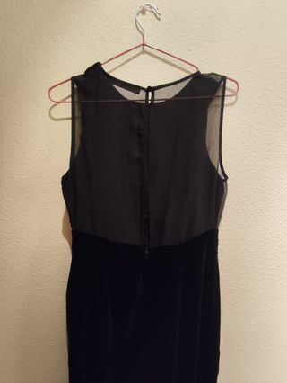 Mono Negro Zara Terciopelo Talla M