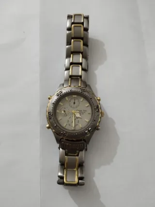 Reloj Classic Polo Titanium Oro y Plata