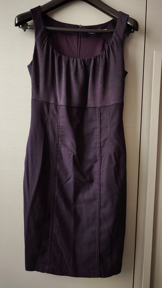 Tubino donna color vinaccia, taglia S