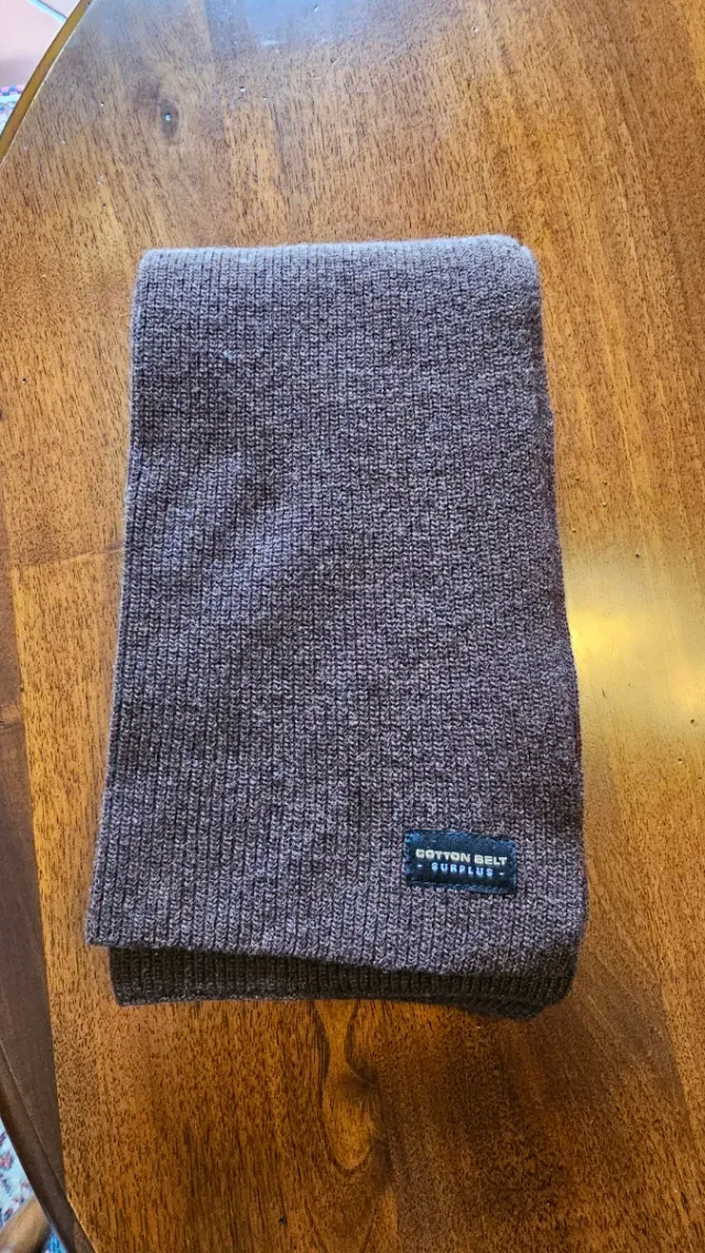 Sciarpa Cotton Belt marrone