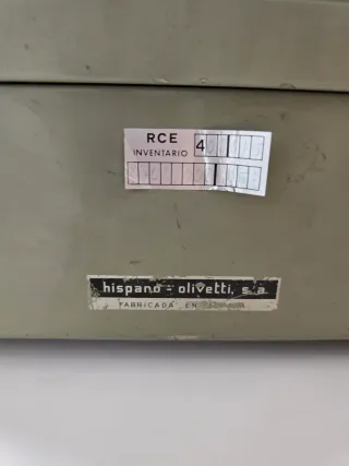 Olivetti Lexikon 80 Máquina Escribir años 50