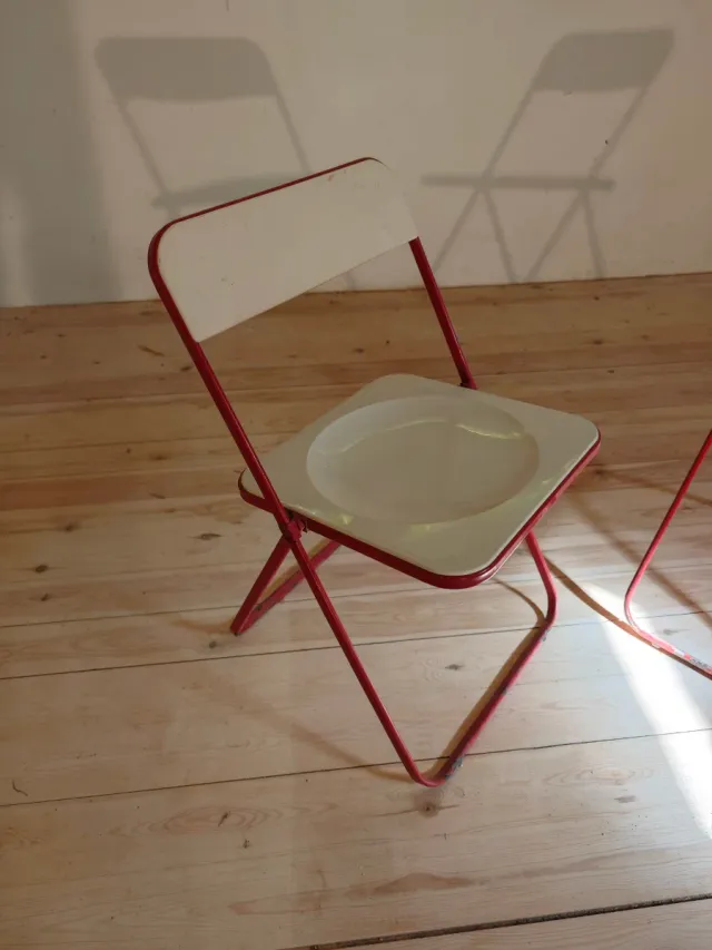 2 Sillas Plegables Stua años 70