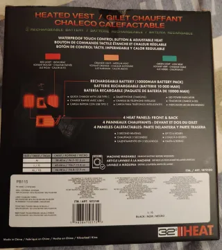 Chaleco Calefactor 32 Degrees Heat Talla L